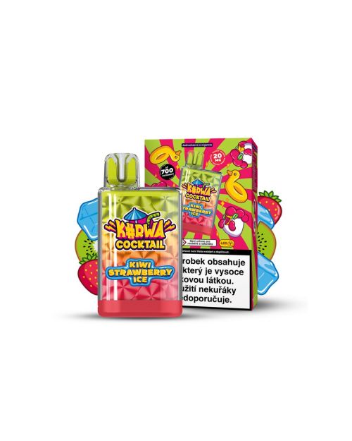 KURWA COCKTAIL Kiwi Morango Gelado 2% | 20mg/ml