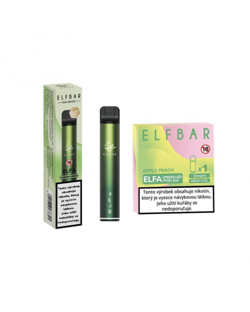 Elf Bar ELFA POD Starter Kit Manzana Melocotón | 20mg/ml