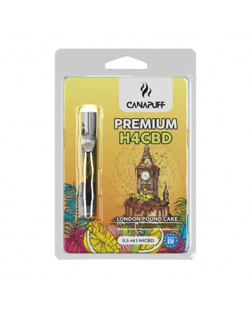 96% H4-CBD Kartusche Londoner Pfundskuchen 0,5ml | Canapuff