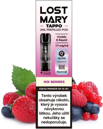 LOST MARY TAPPO utántöltő Mix Berries | 17mg/ml