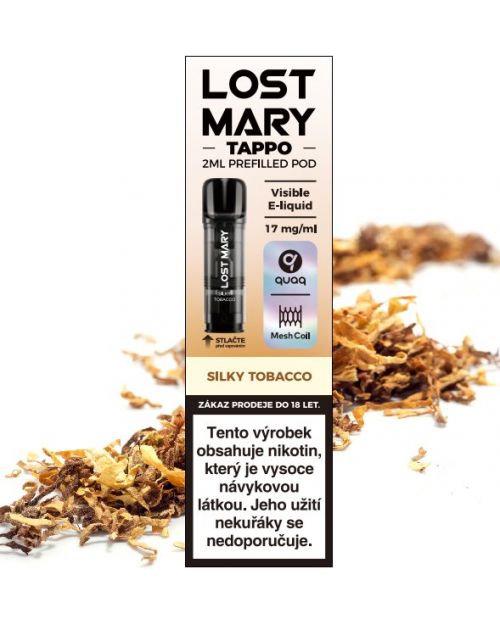 LOST MARY TAPPO γέμισμα Silky Tobacco | 17mg/ml