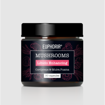 Libidosteigernde Pilze, 30 Kapseln, 250 g | Euphoria