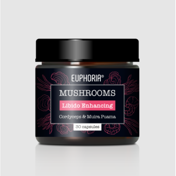 Libidosteigernde Pilze, 30 Kapseln, 250 g | Euphoria