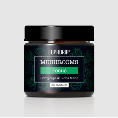 Pilze Focus, 30 Kapseln, 250 g | Euphorie