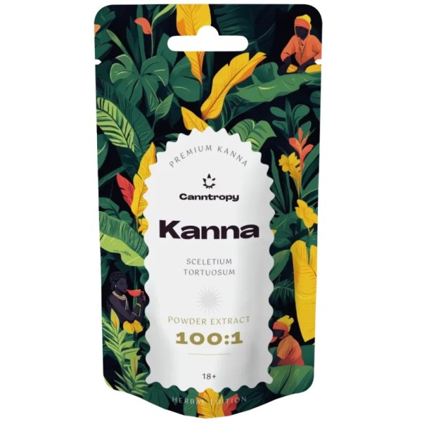Extrato de Kanna em Pó 100x, 5g - 25g | Canntropy