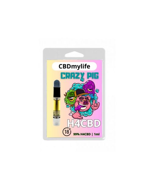 99% H4-CBD Kartusche Crazy Pig, 1ml | CBDmylife