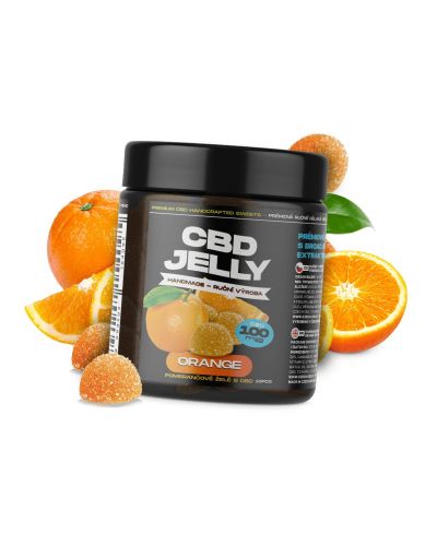 hasta 25mg CBD Jelly Naranja, 10 uds | Czech CBD