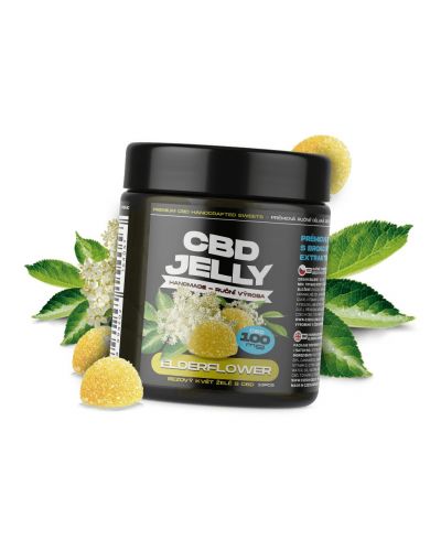 até 25mg CBD Geleia de sabugueiro, 10 pcs | Czech CBD