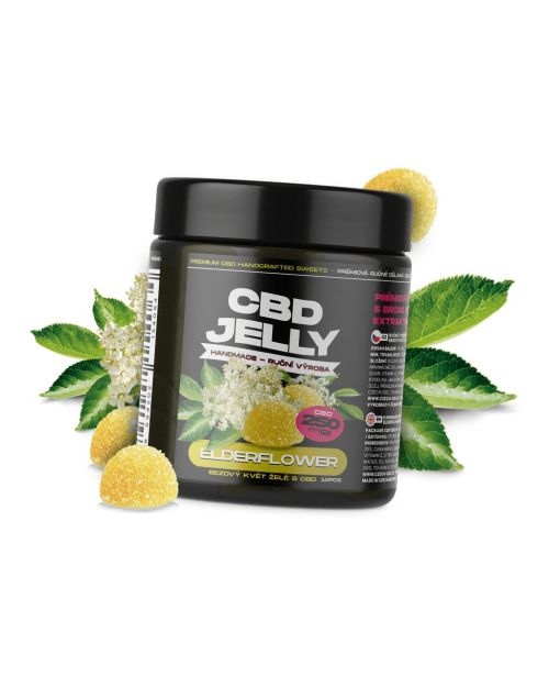 até 25mg CBD Geleia de sabugueiro, 10 pcs | Czech CBD