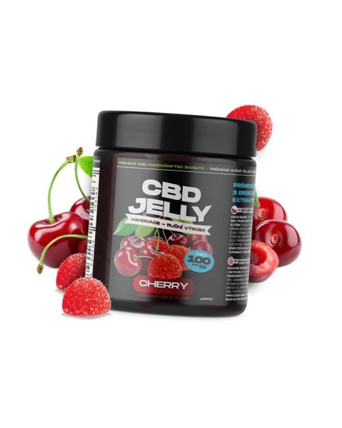 fino a 25mg CBD Jelly Cherry, 10 pezzi | Czech CBD